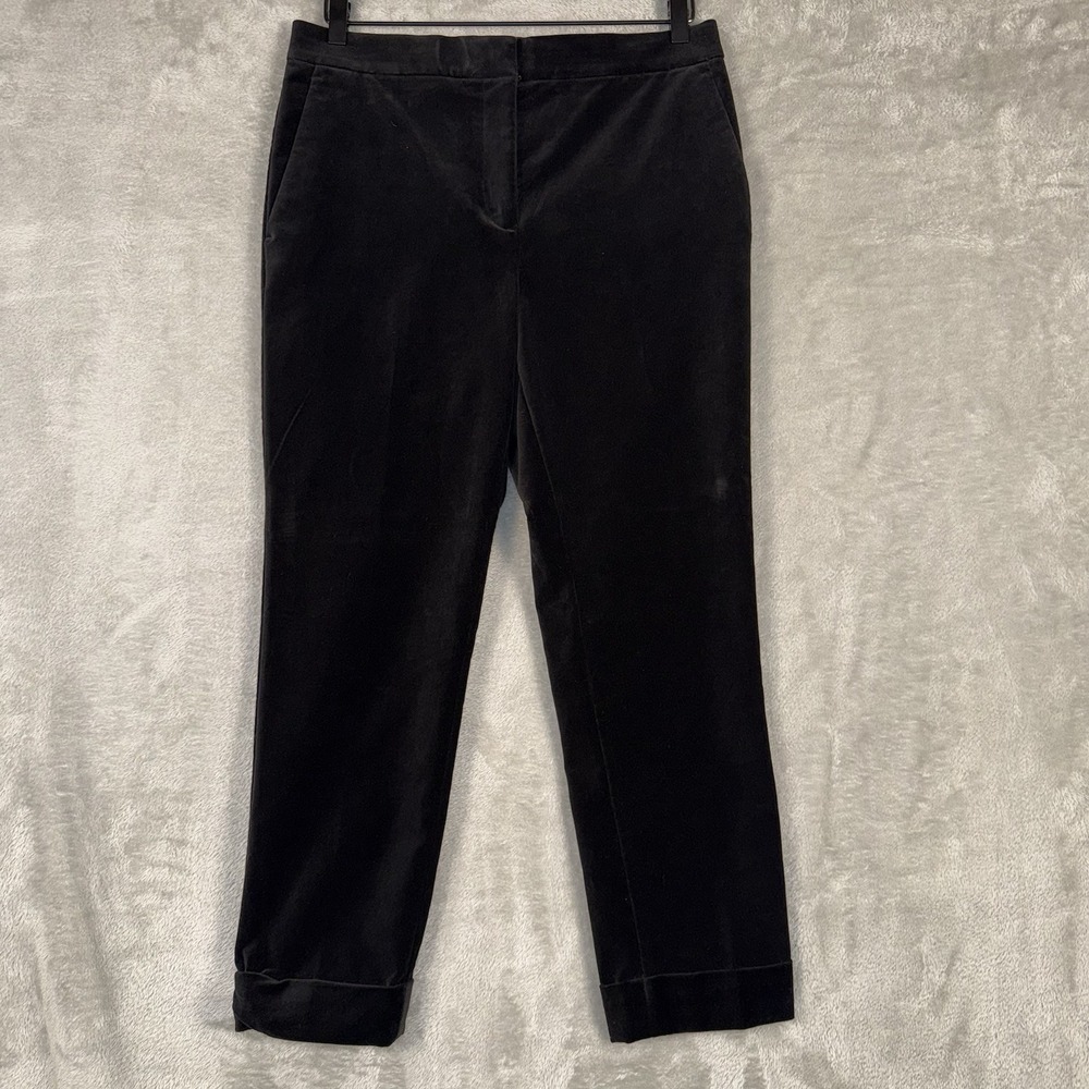 Ann Taylor The High Waist Everyday Ankle Pant in Velvet Sz 8 Professional Casual